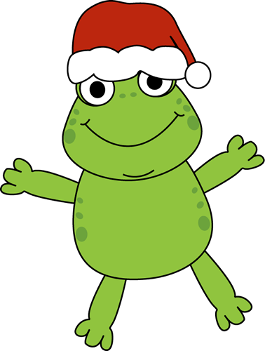 378x500 Toad Clipart Christmas