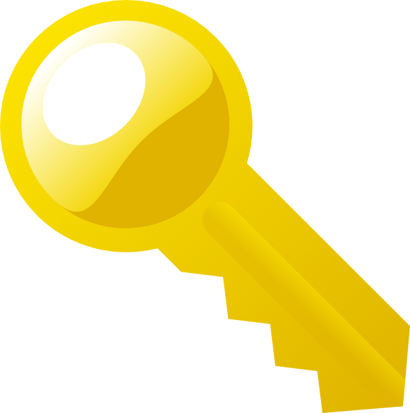 594x599 Key Clip Art