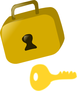 252x296 Lock And Key Clip Art Free Vector 4vector