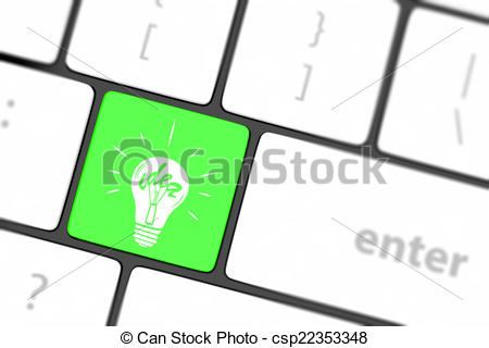450x320 Computer Keyboard With Lamp Key Drawing