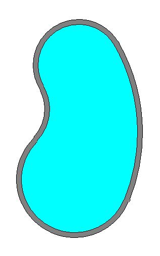 317x508 Pool Clipart Kidney Shape