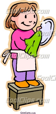 191x383 The Dishes Clipart