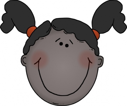 425x354 Girl Face Clipart Clipart Panda