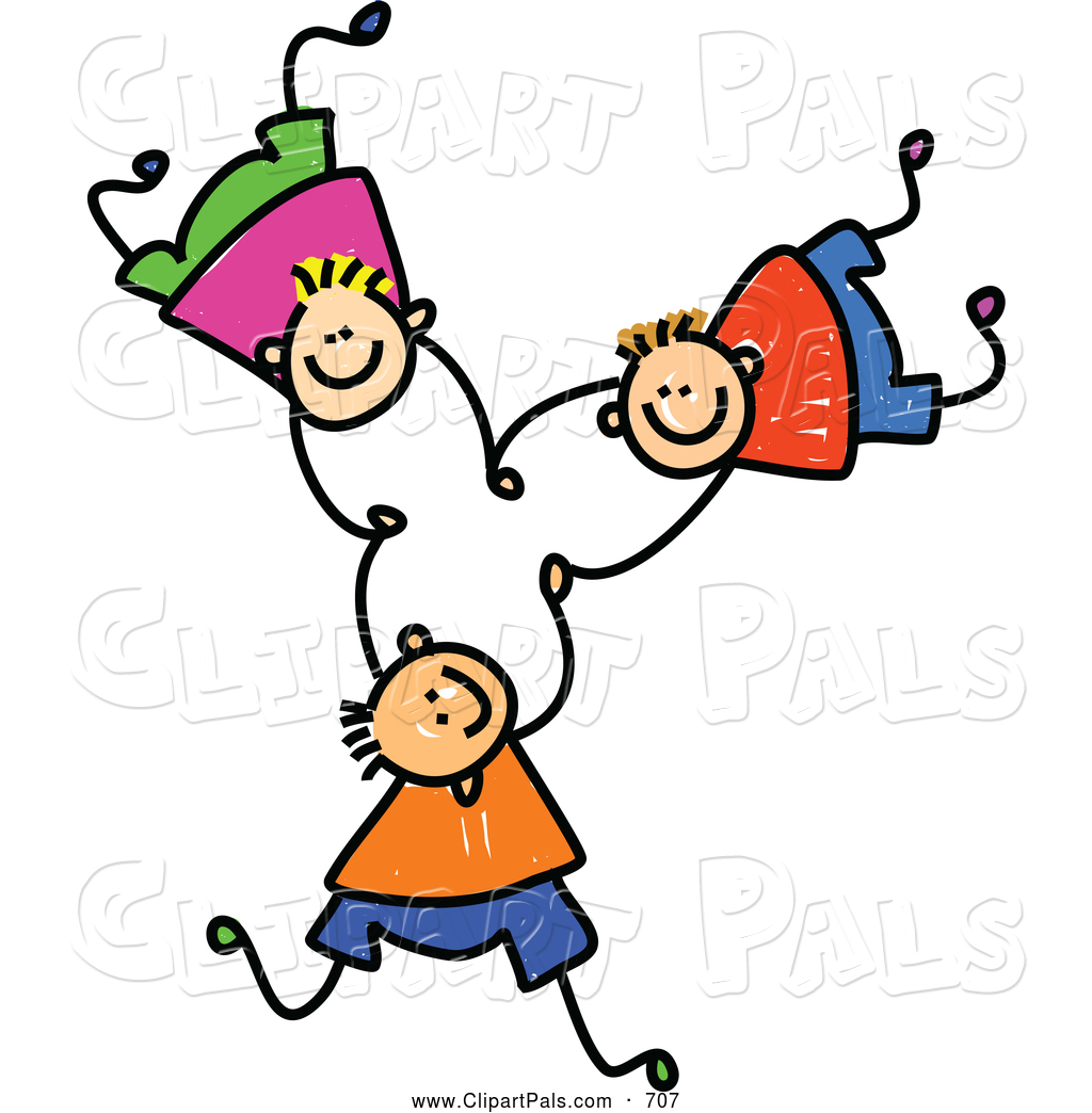 1024x1044 Three Friends Clipart