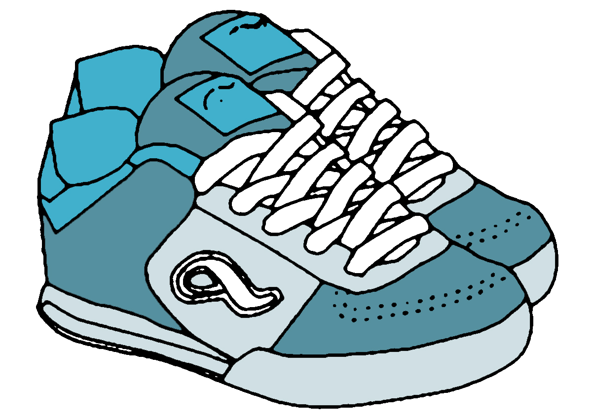 1200x850 Pretty Shoes Clipart Sneakers Clip Art At Clker Com Vector Online