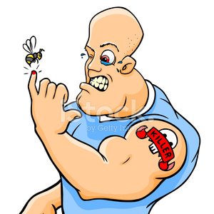 300x300 Killer Bee Sting Premium Clipart