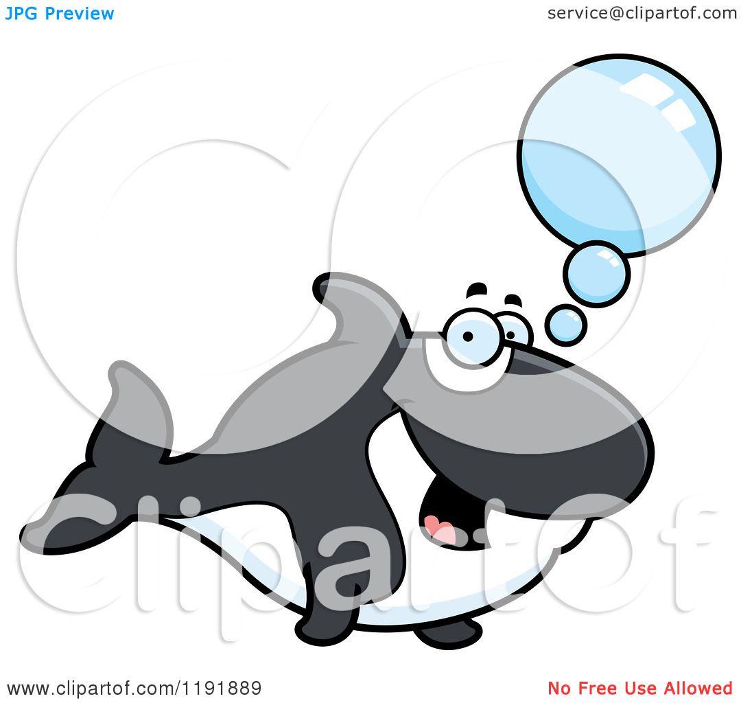 1080x1024 Cartoon Of A Talking Orca Killer Whale