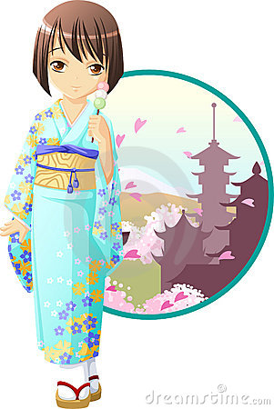 301x450 Clip Art Girl In Kimono Cliparts