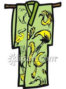 225x300 Kimono On A Wooden Rack