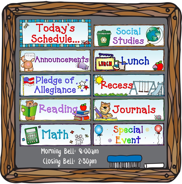 600x607 Daily Schedule Clipart Free Images