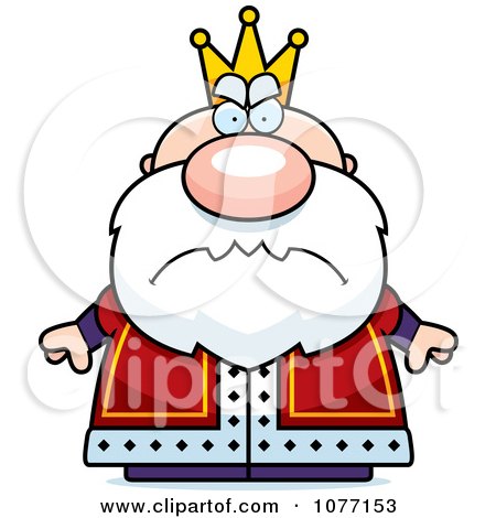 450x470 Clipart Mad Royal King