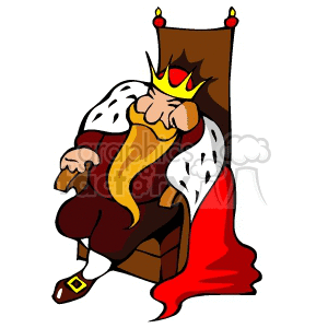300x300 Royalty Free King1 154499 Clip Art Images, Illustrations