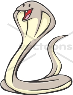 244x320 King Cobra In Hand Drawn Style