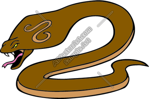 500x335 King Cobra Snake Graphic Clipart And Vectorart Sports Mascots