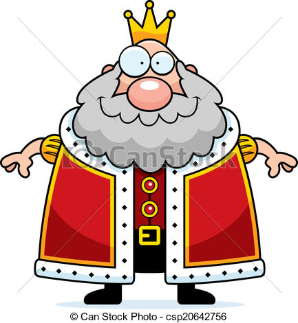 433x470 Cartoon King Smiling. A Happy Cartoon King Standing And Clipart