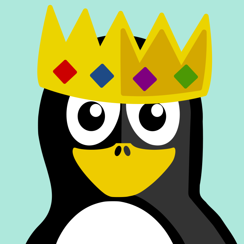 800x800 Free Clipart King Penguin Bartm