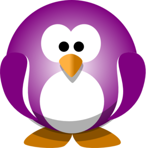 293x297 Purple Penguin Png, Svg Clip Art For Web