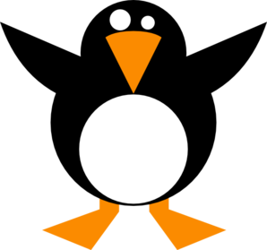298x279 Simple Penguin Clip Art Clipart Panda