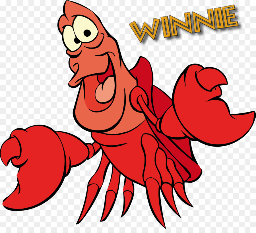 900x820 Sebastian Crab Lobster King Triton Clip Art