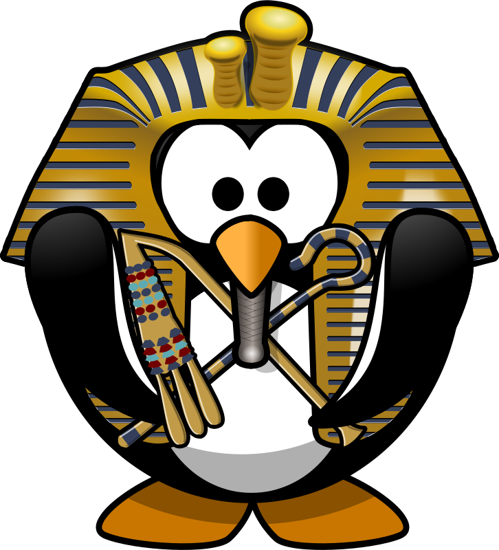 726x800 Free Clipart Tut Ankh Penguin Moini