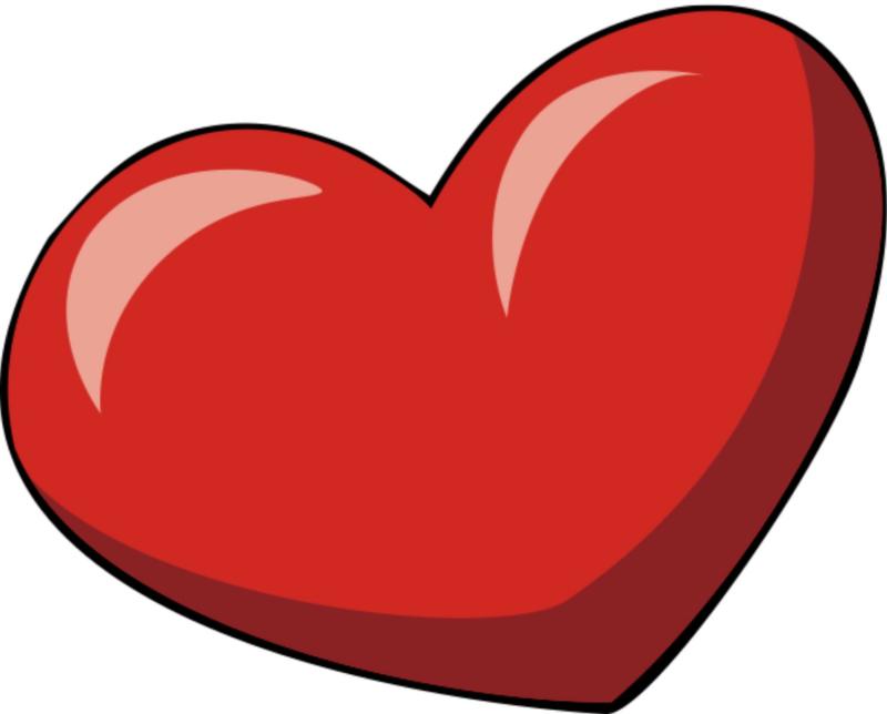 800x644 Double Heart Clip Art