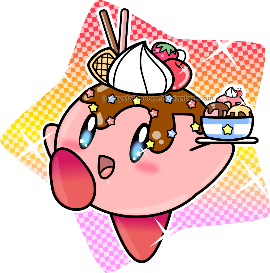 872x882 Kirby's Super Star Sundae Supreme By Crystal Moore