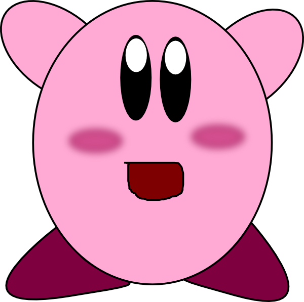 600x597 Kirby Clip Art