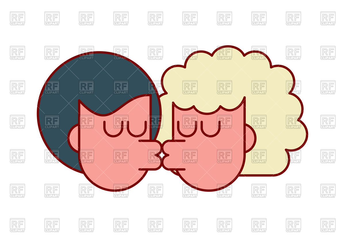 1200x825 Kiss Icon Royalty Free Vector Clip Art Image
