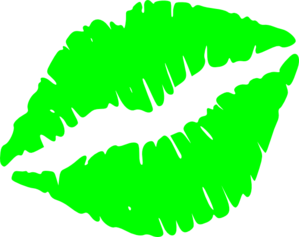 299x237 Green Kiss Cliparts