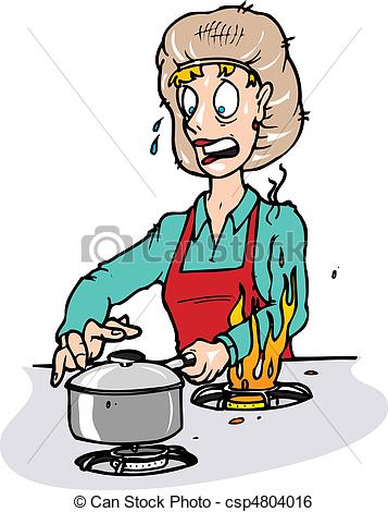 357x470 Kitchen Safety Clipart 101 Clip Art