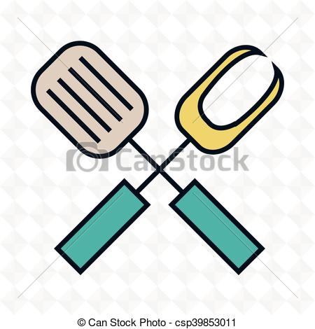 450x470 Kitchen Utensils Cook Icon Vector Illustration Eps10 Vector Clip