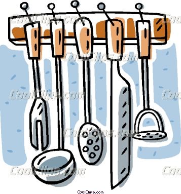 357x383 Fresh Cooking Utensils Clipart