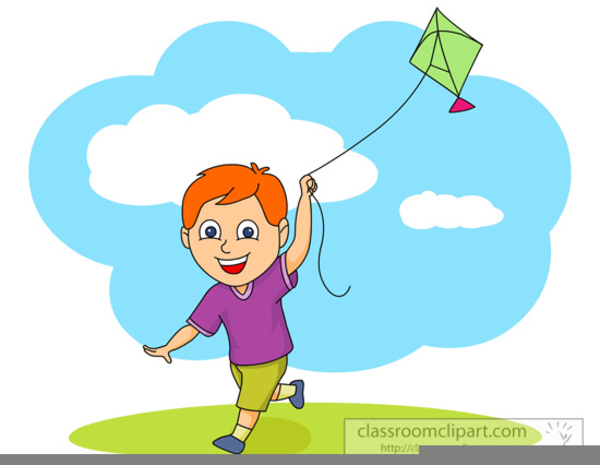 600x465 Children Flying Kite Clipart Free Images
