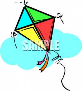 273x300 Clipart Image A Colorful Kite