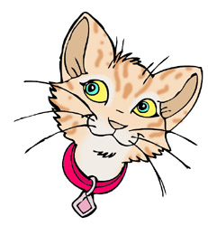 231x250 Awesome Ideas Cat Face Clipart Svg Kitten Outline Silhouette Clip