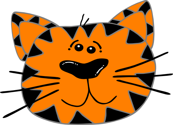 600x434 Clipart Of A Cat Face Clip Art Images
