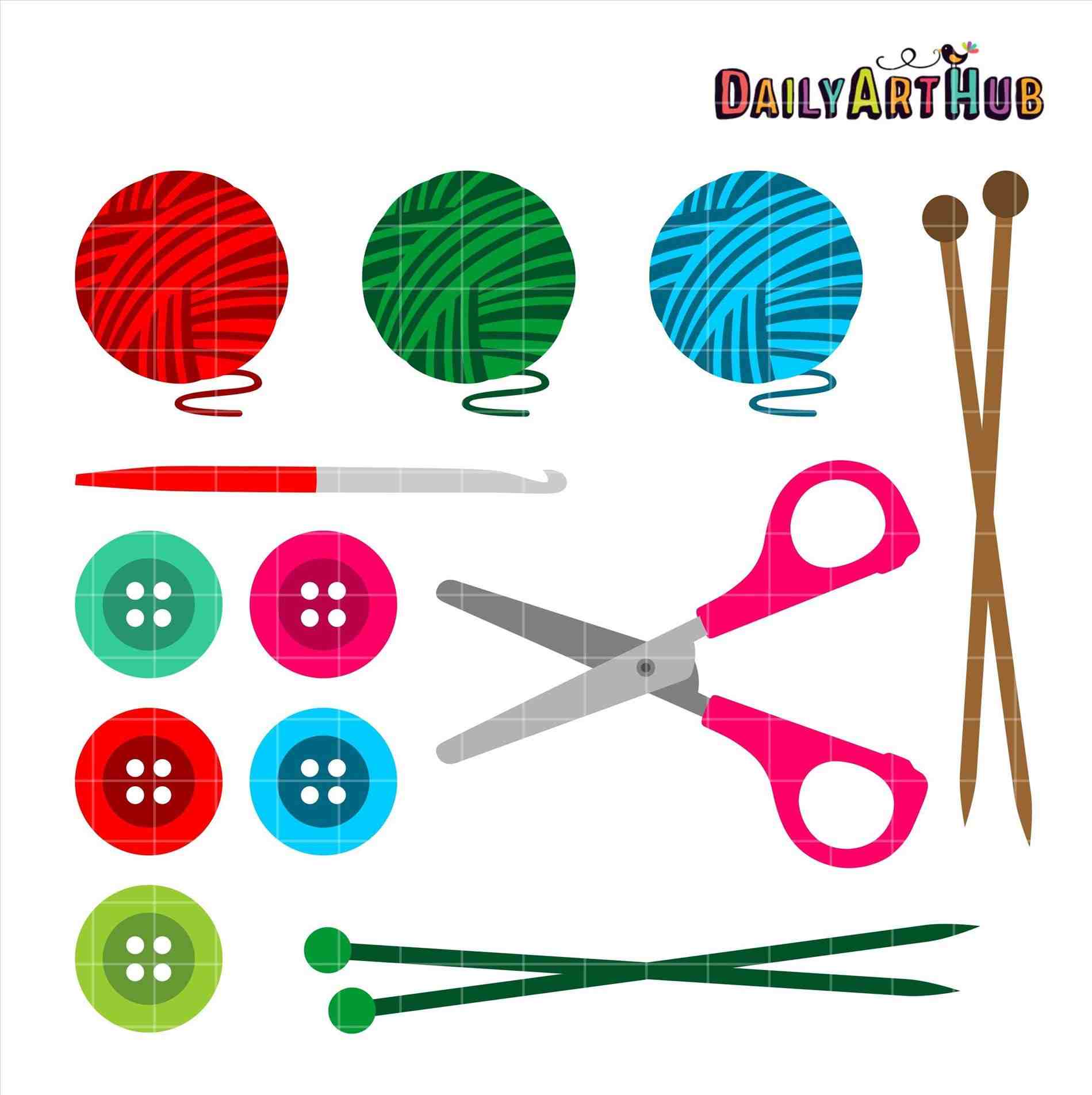 1899x1904 Knitting Clipart Igreatmall