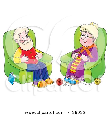 450x470 Royalty Free (Rf) Clip Art Illustration Of A Cartoon Granny