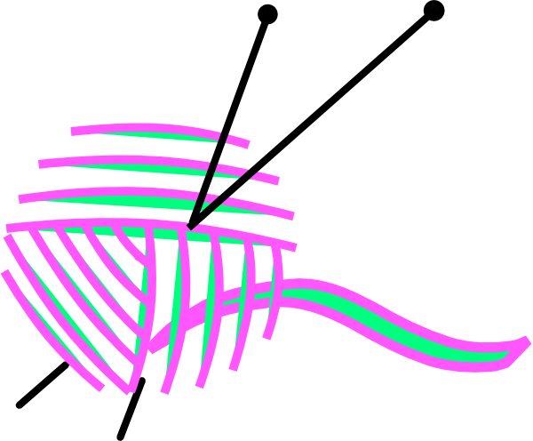 600x496 Yarn Clip Art