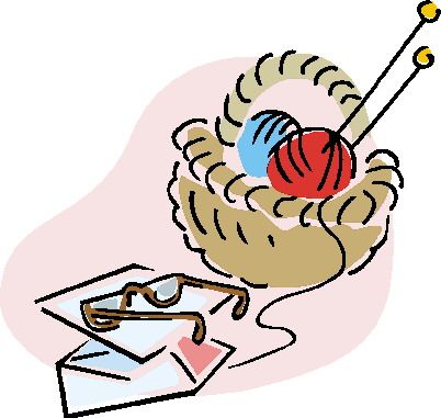 402x381 Cool Knitting Clipart Clip Art