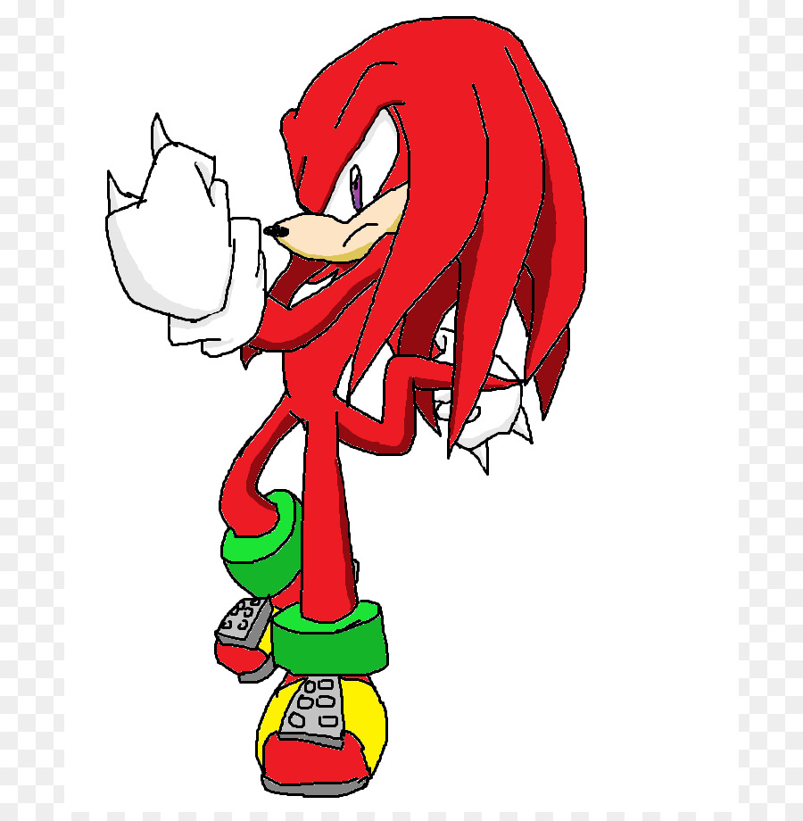 900x920 Knuckles The Echidna Drawing Line Art Clip Art