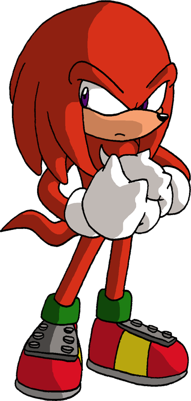 387x811 Knuckles The Echidna By Thepandamis