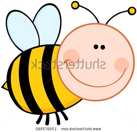 450x434 Drawn Bees Smiling Many Interesting Cliparts