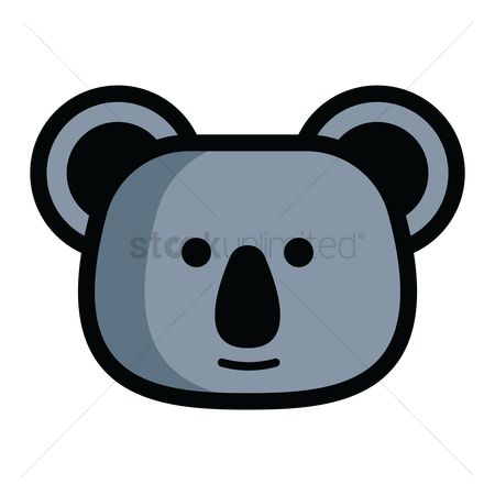 450x450 Free Koala Bear Head Stock Vectors Stockunlimited