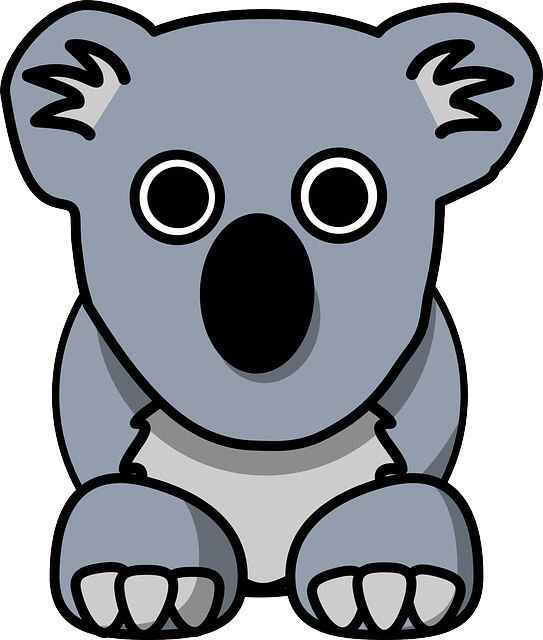 543x640 Koala 162140 640 Koalas Cartoon Koalas