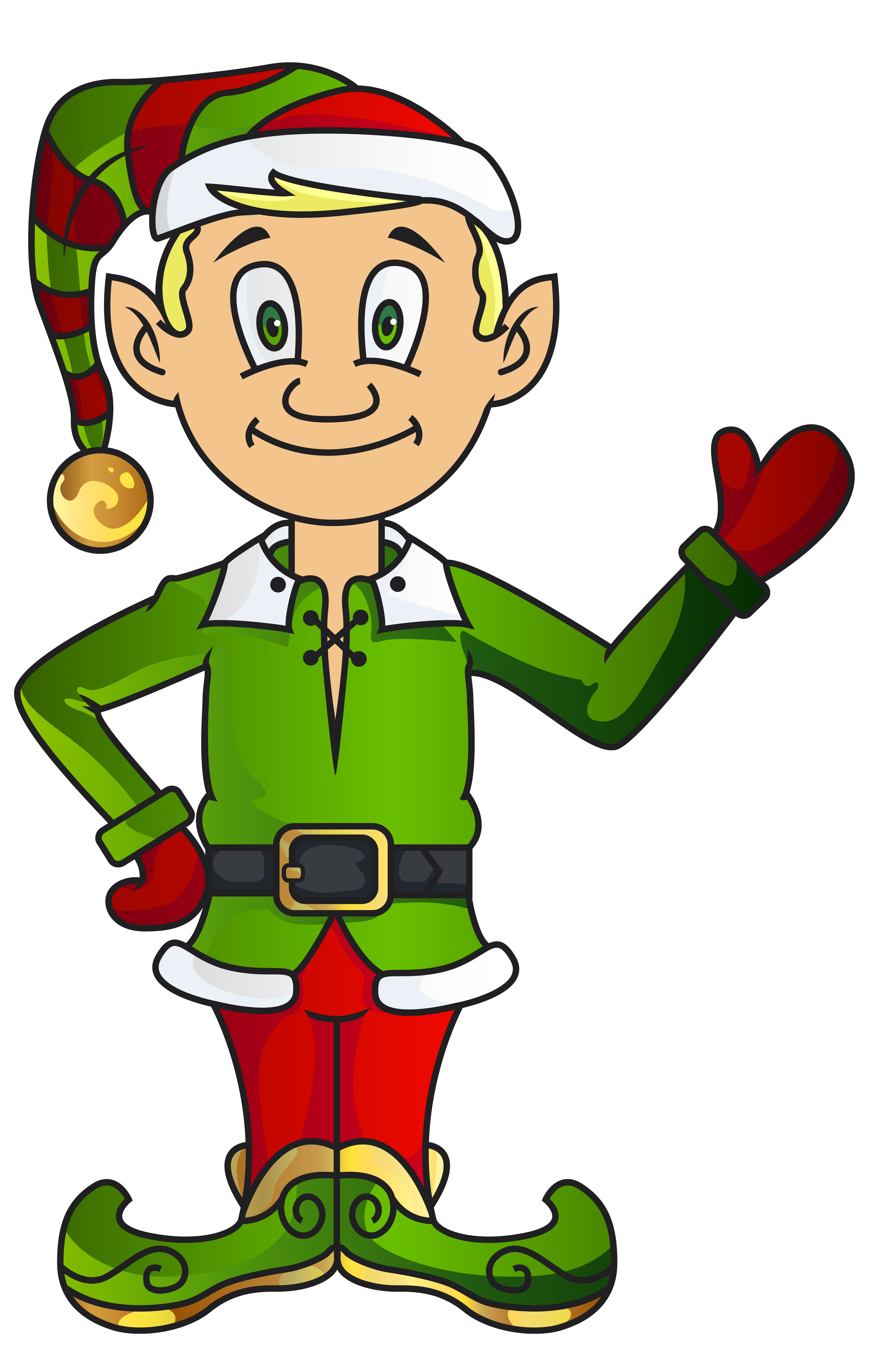 4257x6437 Top 89 Elf Clip Art