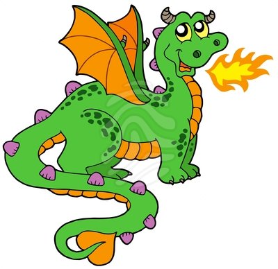 400x388 Top Dragon Clip Art Free Clipart Image