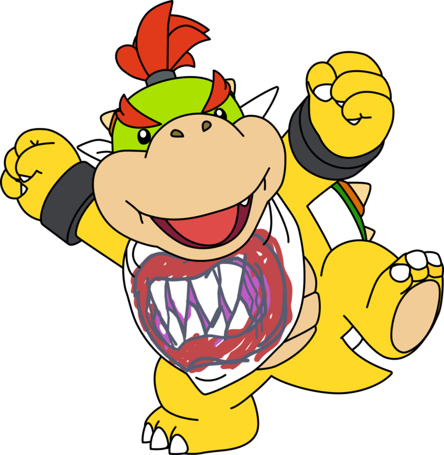 883x905 Collection Of Bowser Jr Clipart High Quality, Free Cliparts