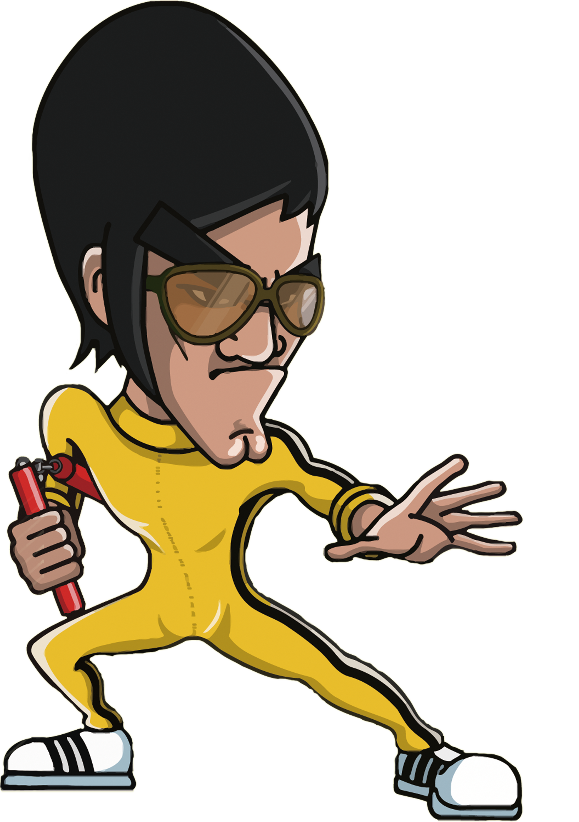 1969x2795 T Shirt Costume Kung Fu Cartoon Cosplay