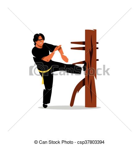 450x470 Vector Wing Chun Kung Fu Man